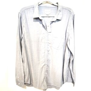 American Eagle Blue Boyfriend Fit Shirt